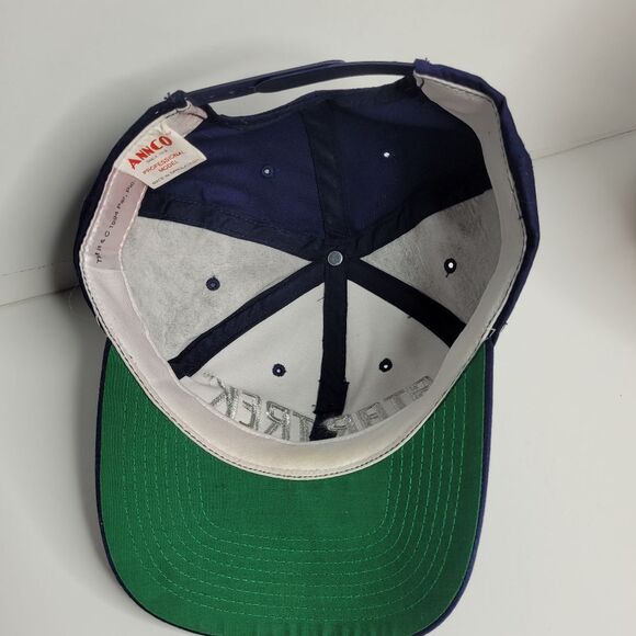 Star Trek Vintage ANNCO Paramount Pictures Men's Snapback Cap Hat 1994 - Picture 6 of 8